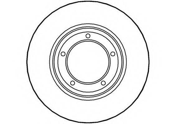 NATIONAL NBD112 гальмівний диск