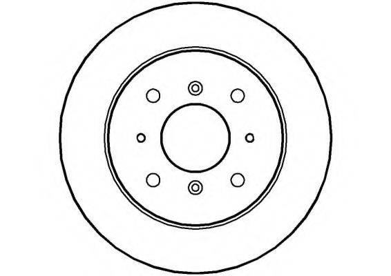 NATIONAL NBD113 гальмівний диск