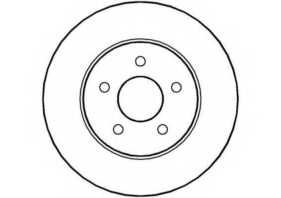NATIONAL NBD1131 гальмівний диск