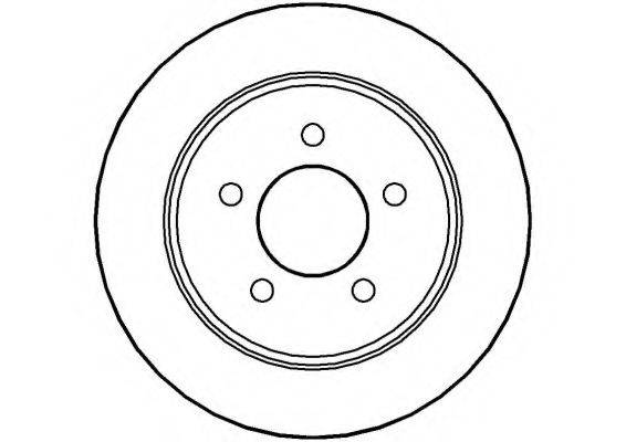 NATIONAL NBD1155 гальмівний диск