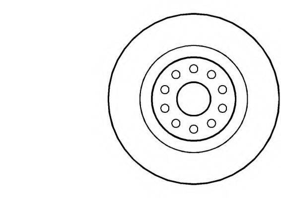 NATIONAL NBD1173 гальмівний диск