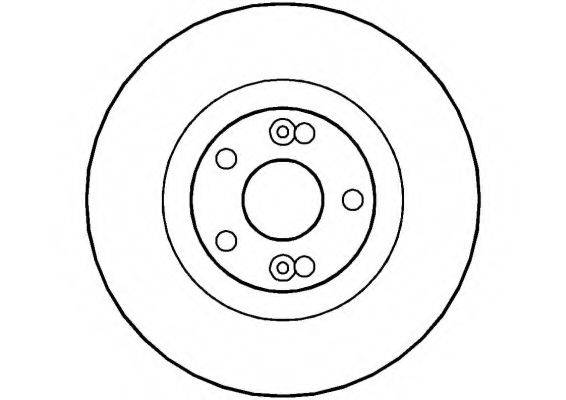 NATIONAL NBD1174 гальмівний диск