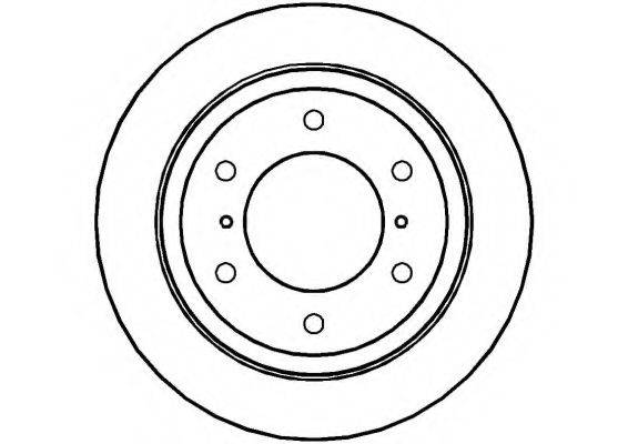 NATIONAL NBD1196 гальмівний диск