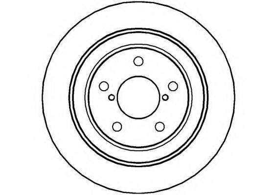 NATIONAL NBD1204 гальмівний диск