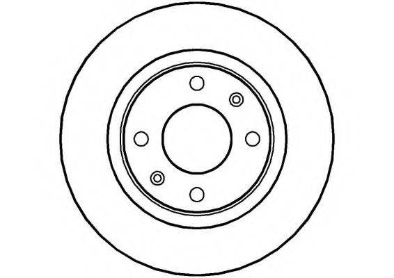 NATIONAL NBD121 гальмівний диск