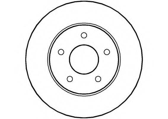 NATIONAL NBD1229 гальмівний диск