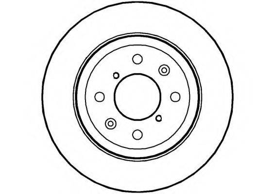 NATIONAL NBD1279 гальмівний диск