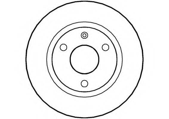 NATIONAL NBD129 гальмівний диск