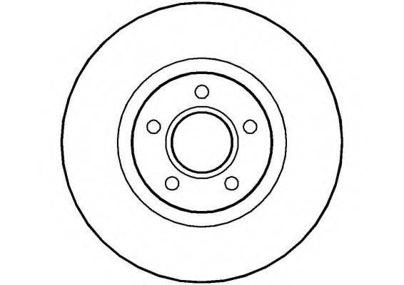 NATIONAL NBD1296 гальмівний диск