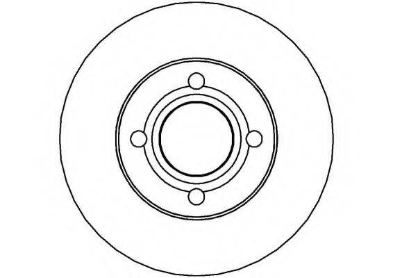 NATIONAL NBD131 гальмівний диск