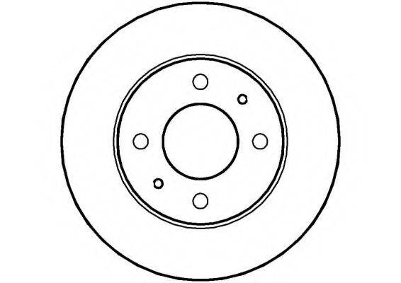 NATIONAL NBD1338 гальмівний диск
