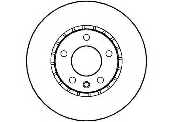 NATIONAL NBD135 гальмівний диск