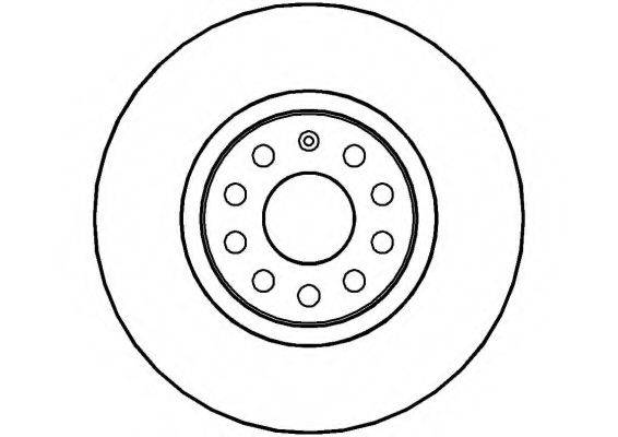 NATIONAL NBD1353 гальмівний диск