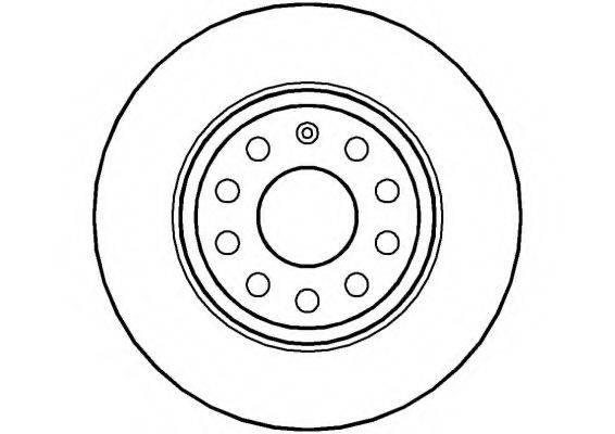 NATIONAL NBD1354 гальмівний диск