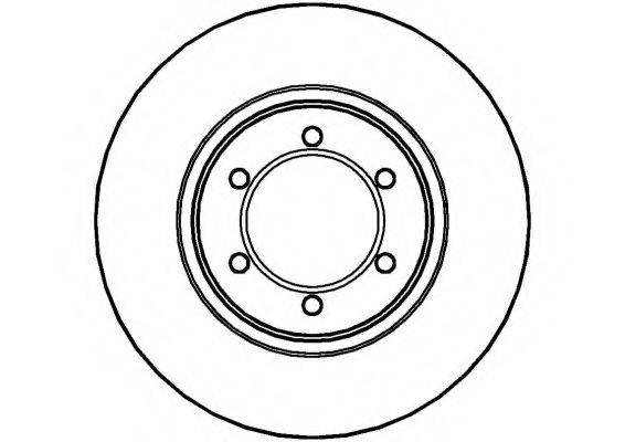 NATIONAL NBD1394 гальмівний диск