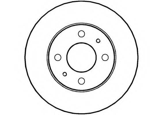 NATIONAL NBD141 гальмівний диск
