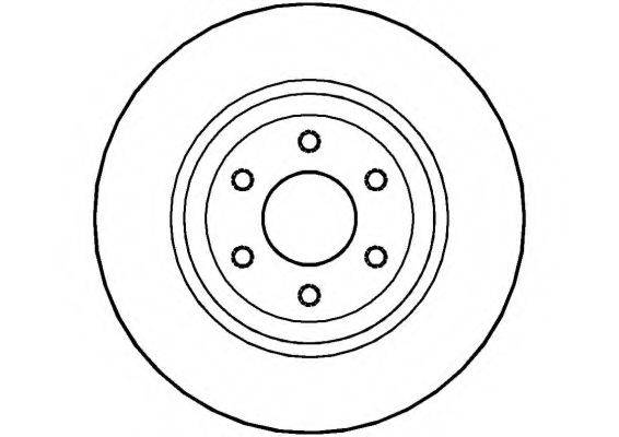 NATIONAL NBD1410 гальмівний диск
