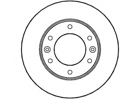 NATIONAL NBD1447 гальмівний диск