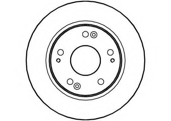 NATIONAL NBD1464 гальмівний диск