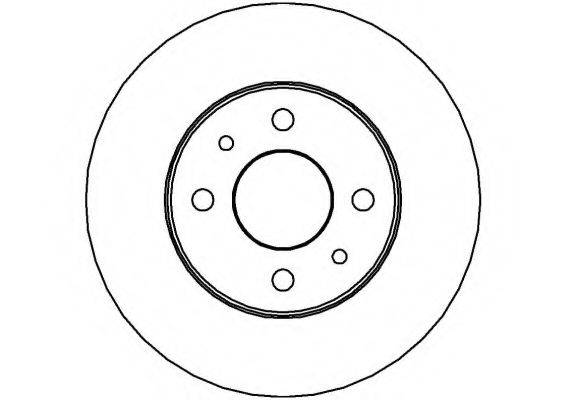NATIONAL NBD164 гальмівний диск