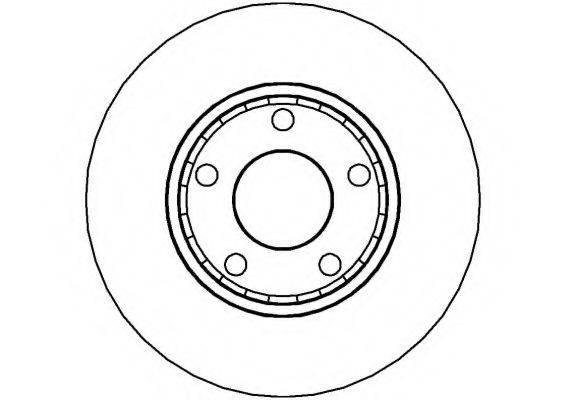 NATIONAL NBD176 гальмівний диск