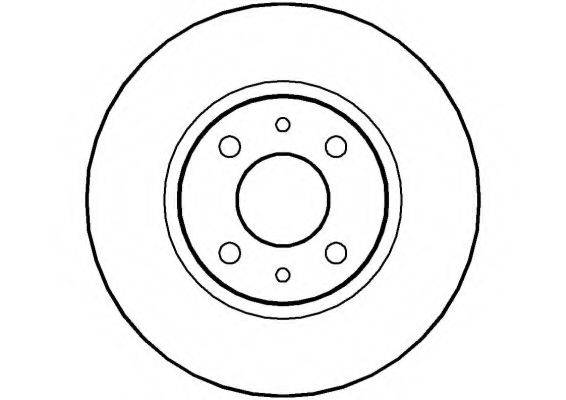 NATIONAL NBD189 гальмівний диск