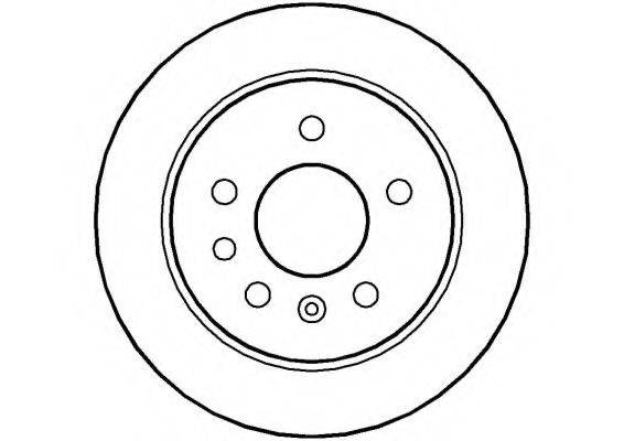 NATIONAL NBD206 гальмівний диск