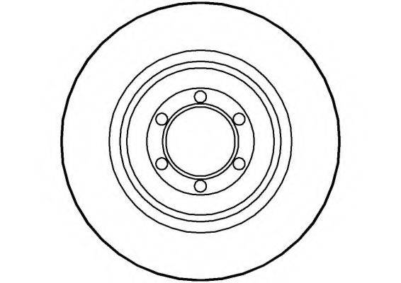 NATIONAL NBD290 гальмівний диск