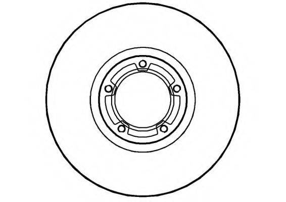 NATIONAL NBD305 гальмівний диск