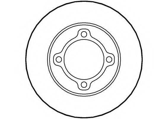NATIONAL NBD310 гальмівний диск