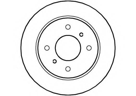NATIONAL NBD312 гальмівний диск