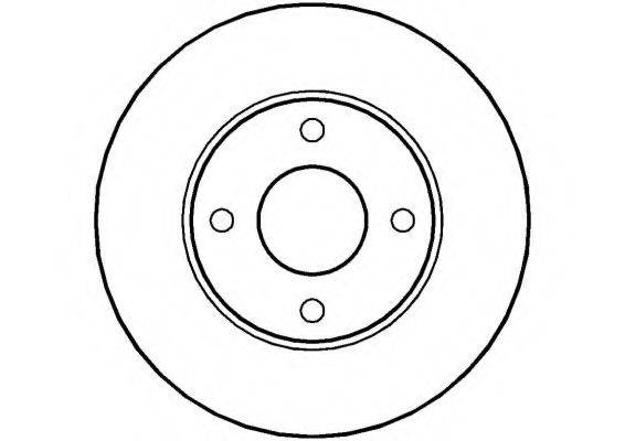 NATIONAL NBD313 гальмівний диск