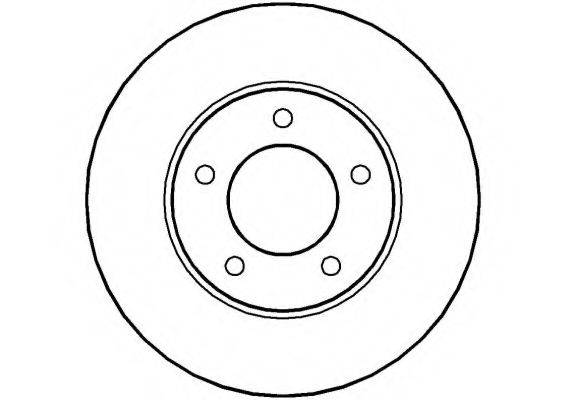 NATIONAL NBD335 гальмівний диск