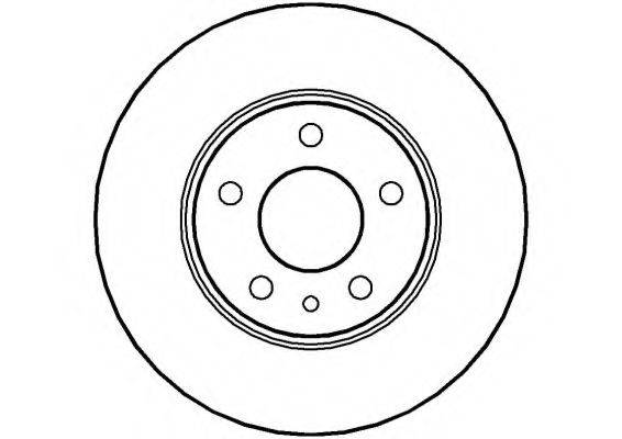 NATIONAL NBD338 гальмівний диск