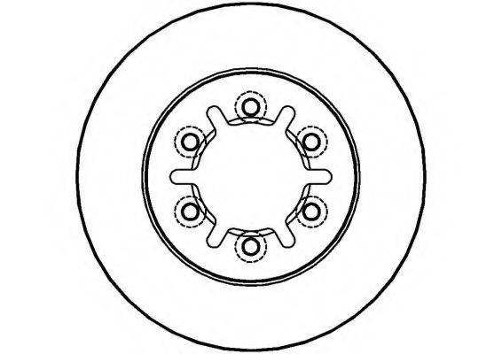 NATIONAL NBD340 гальмівний диск