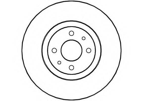 NATIONAL NBD347 гальмівний диск