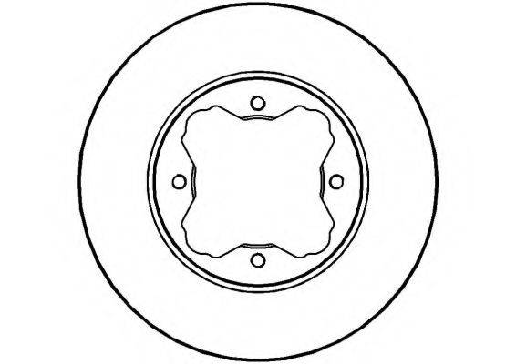 NATIONAL NBD352 гальмівний диск