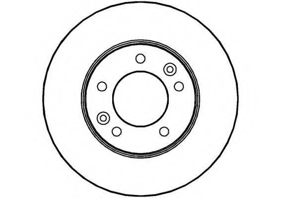 NATIONAL NBD357 гальмівний диск
