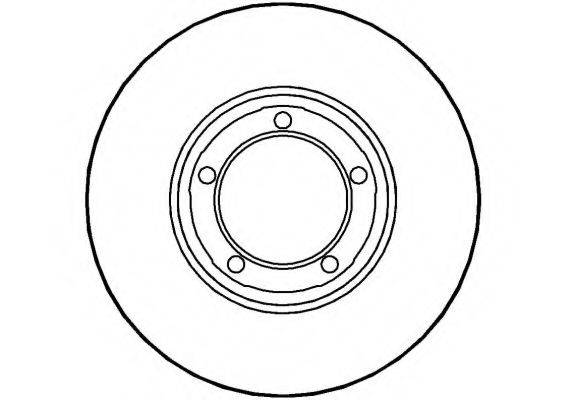 NATIONAL NBD365 гальмівний диск