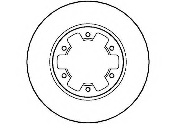 NATIONAL NBD369 гальмівний диск