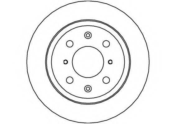 NATIONAL NBD377 гальмівний диск