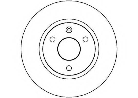 NATIONAL NBD395 гальмівний диск