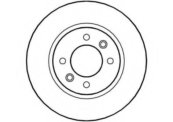 NATIONAL NBD424 гальмівний диск
