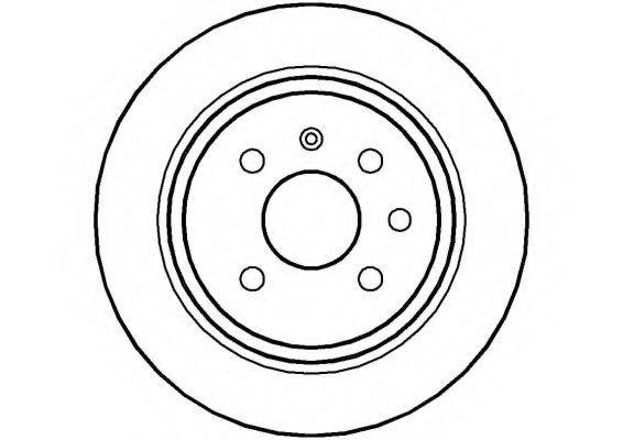 NATIONAL NBD444 гальмівний диск