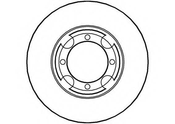 NATIONAL NBD446 гальмівний диск