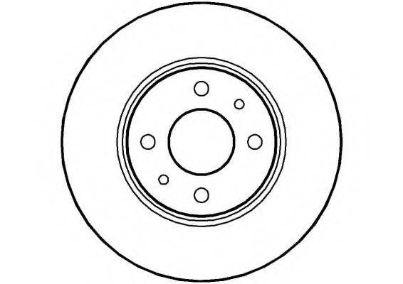 NATIONAL NBD453 гальмівний диск