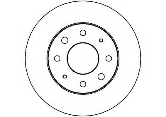 NATIONAL NBD459 гальмівний диск