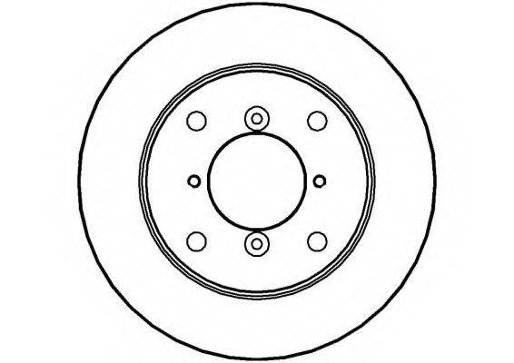 NATIONAL NBD473 гальмівний диск