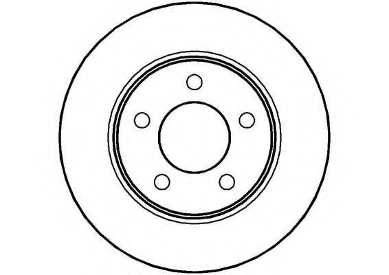NATIONAL NBD482 гальмівний диск
