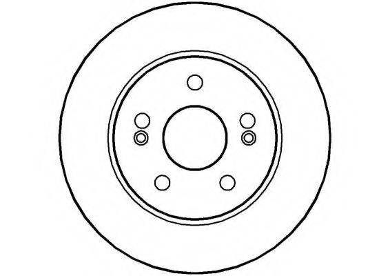 NATIONAL NBD497 гальмівний диск